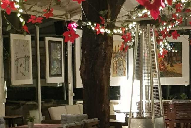 exposición de pintura en Restaurante Botánico