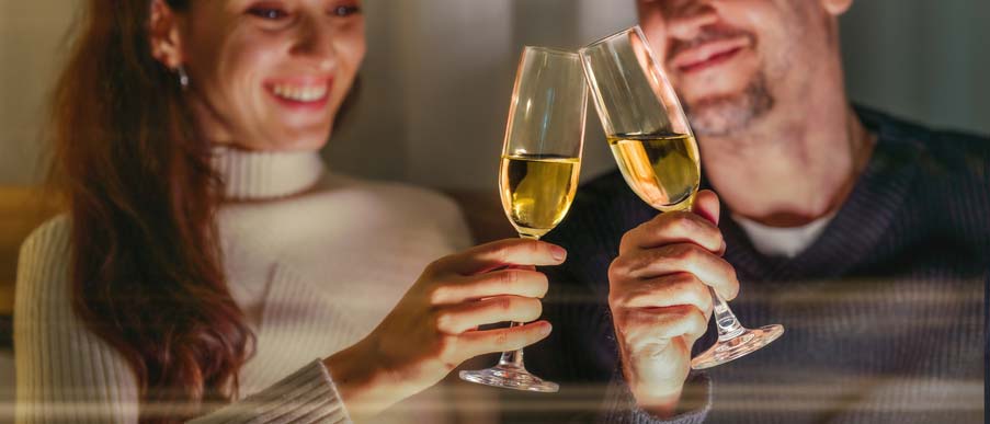cena romántica en Restaurante Botánico