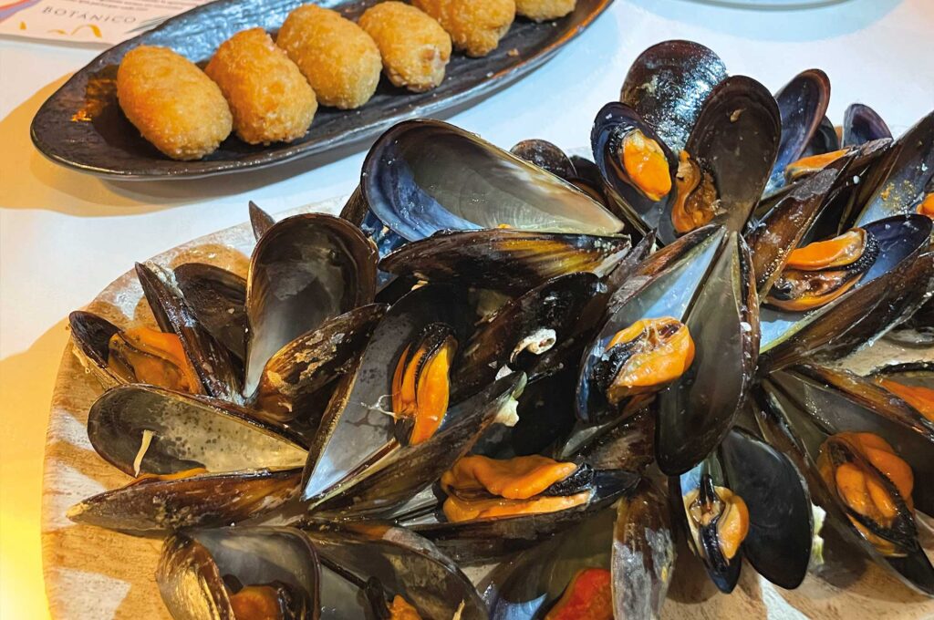 Mejillones en Botánico Guadalajara