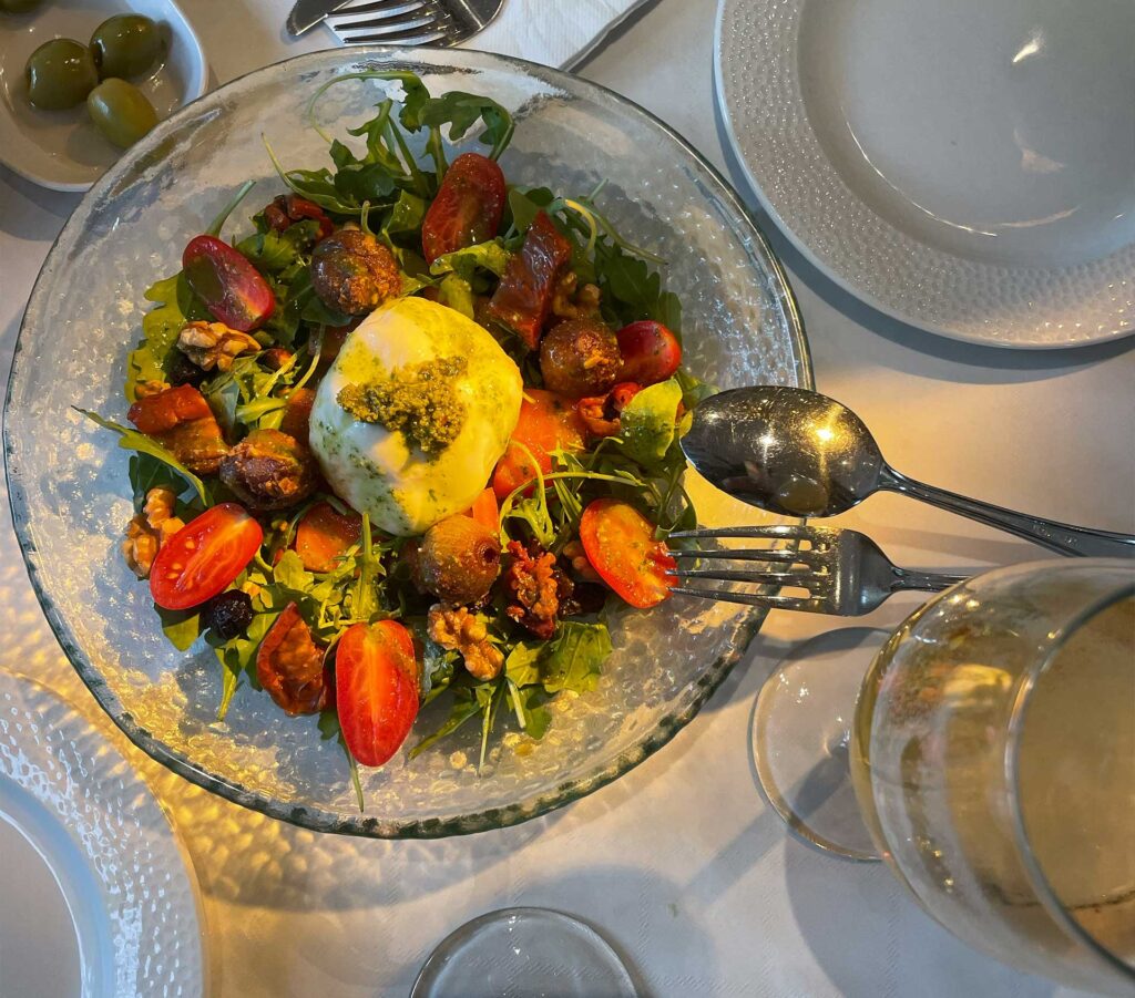 ensalada de burrata